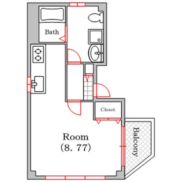 シャトーレ立葉 間取り図画像