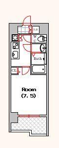 プロシード大阪ＮＢ３（606） 間取り図画像