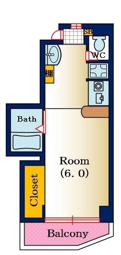 ラヴェニール（602） 間取り図画像