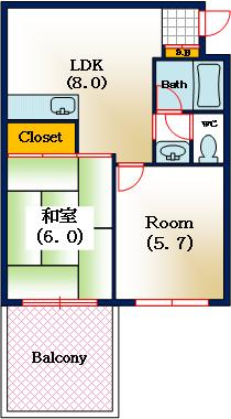 洋室です