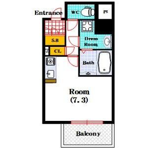 エイペックス松屋町ヴァンデュール（904） 間取り図画像