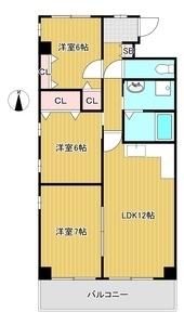 パレーシャル難波（207） 間取り図画像