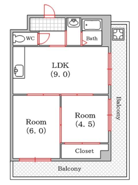  間取り図写真