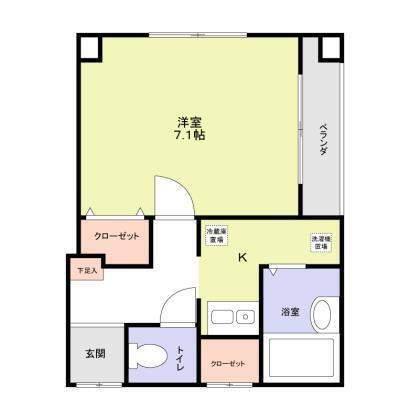 リオ土佐堀（204） 間取り図画像