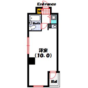 イトーピア高津Ⅱ（403） 間取り図画像