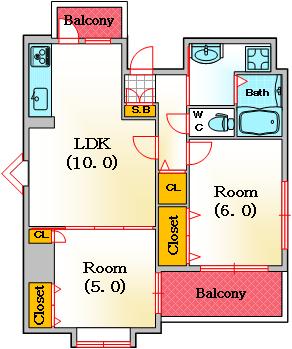 アビターレナニワイナリ（902） 間取り図画像