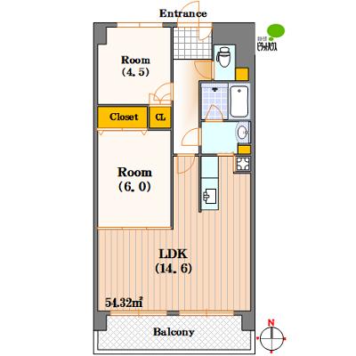 アーデンコート西長堀（503） 間取り図画像