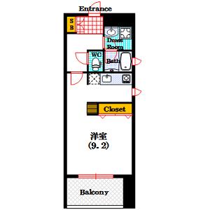 ＫＡＩＳＥＩ江戸堀（701） 間取り図画像