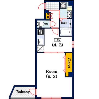 ＲＯＳＡ元町（902） 間取り図画像