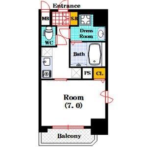 グレンパーク内本町（305） 間取り図画像