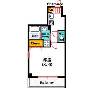 コンフォータブル阿波座（703） 間取り図画像