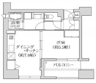 ＫＡＩＳＥＩ江戸堀（406） 間取り図画像