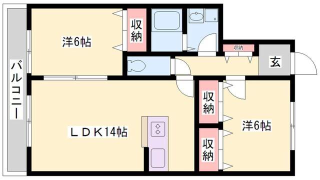 ソシア本荘 間取り図画像