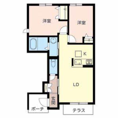 シャーメゾン水足A 間取り図画像