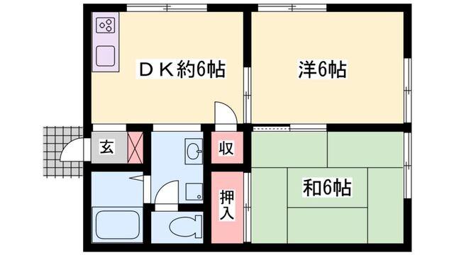 ドミール中津 間取り図画像