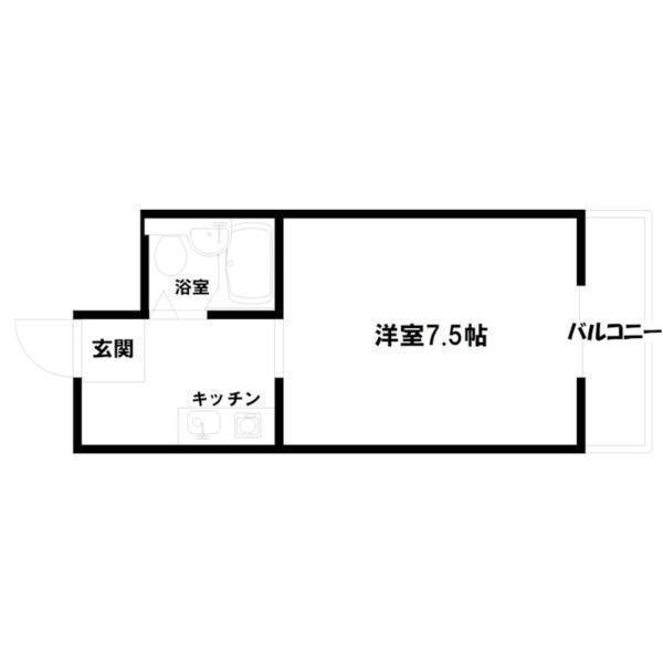 ハイツアメニティー 間取り図画像
