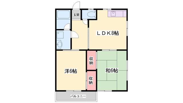 サンハイツ尾上 間取り図画像