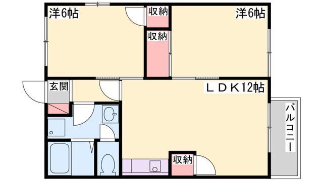 エンジェルコーポラスＡ 間取り図画像