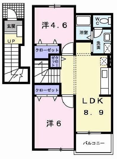 サン　フェスタＢ 間取り図画像
