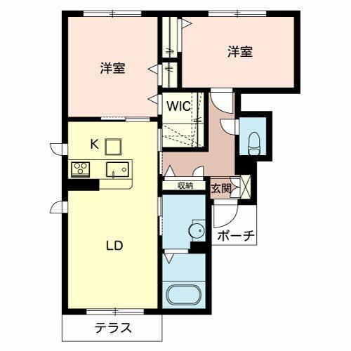 シャーメゾンいろはIII 間取り図画像