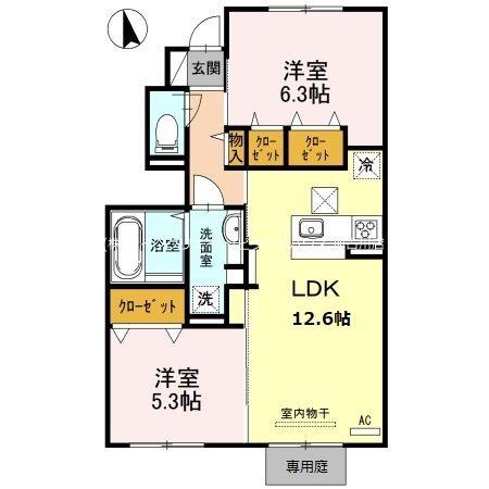 レスポワール 間取り図画像