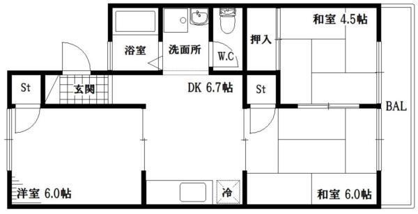 間取図(平面図)