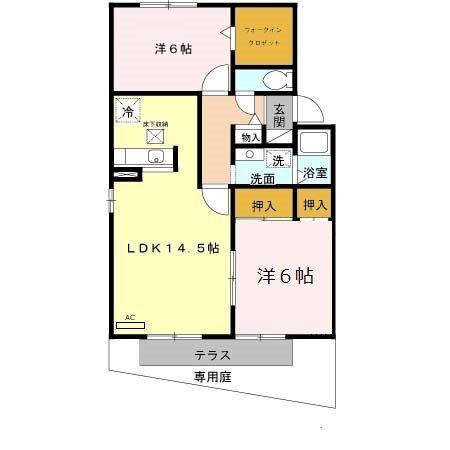 ローズダリス 間取り図画像