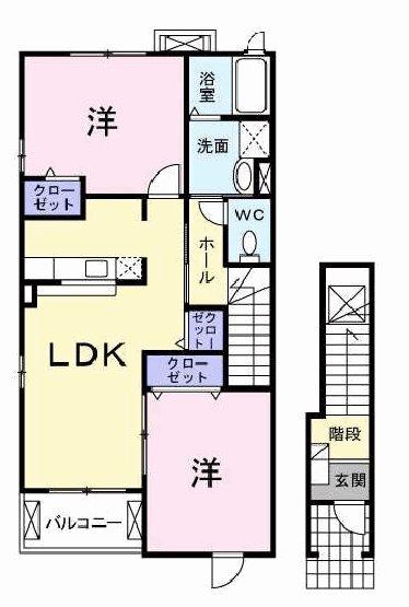 コンソラーレC 間取り図画像