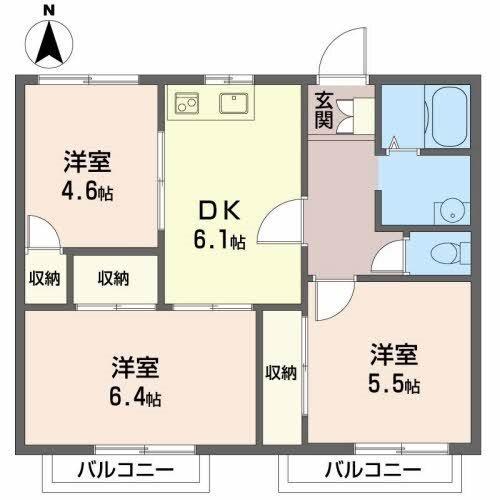 メゾンオリーヴィエ 間取り図画像