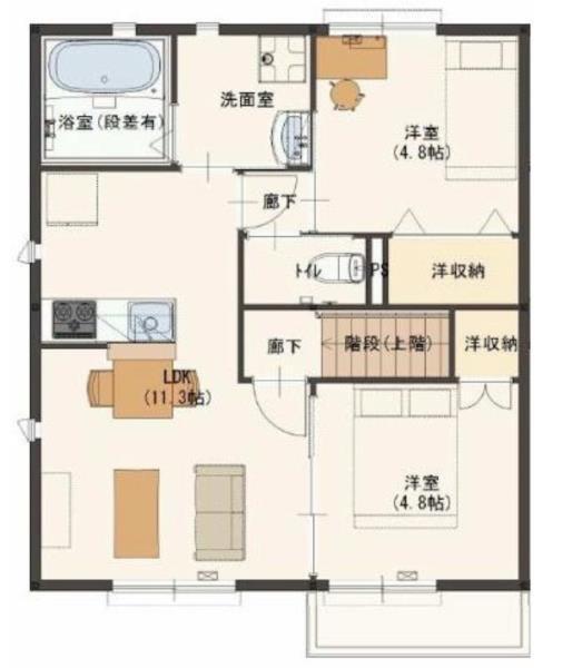 エスタシアI 間取り図画像
