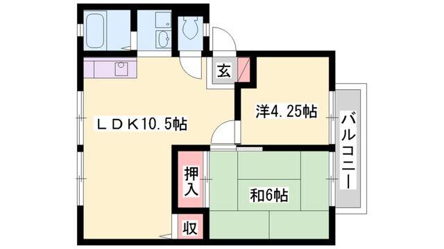 マノワール 間取り図画像