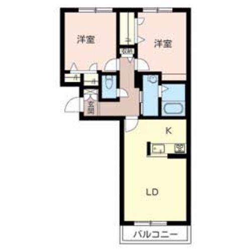 シャーメゾン粟津 間取り図画像
