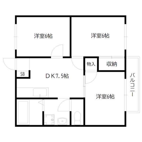 メゾンいなみ野 間取り図画像