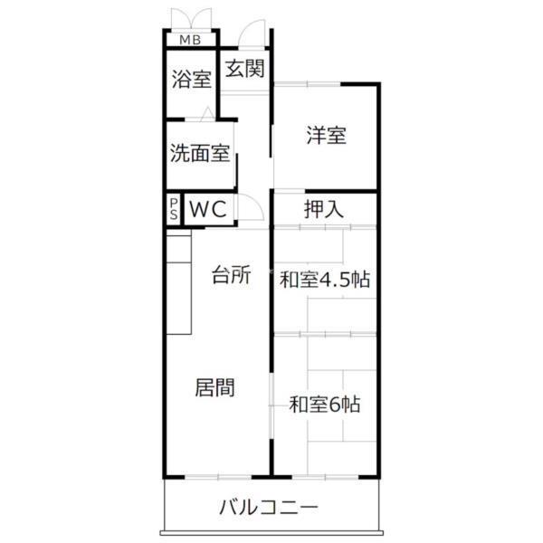 ソフィア加古川 間取り図画像