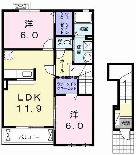 アン　ボヌール 間取り図画像