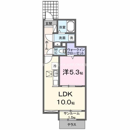 サンセールIIB 間取り図画像