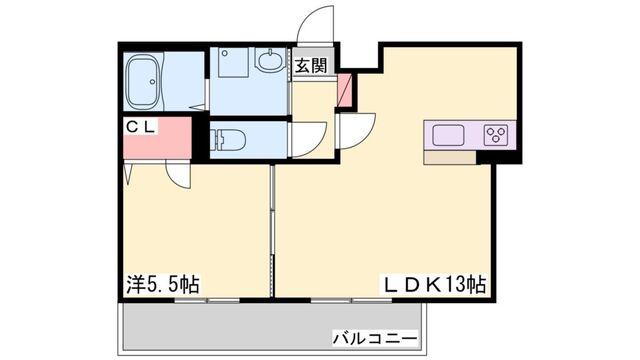 リオ・レジュール加古川 間取り図画像