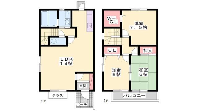 パストラルコート 間取り図画像