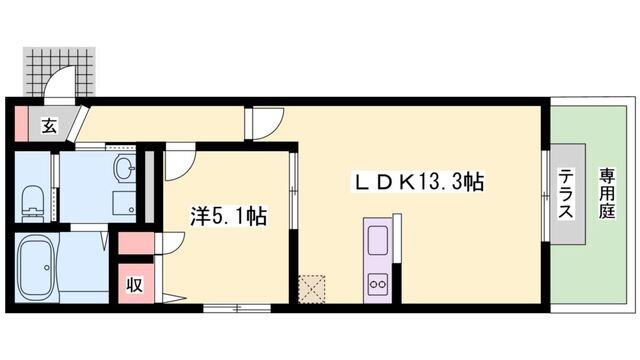 エンカーサ加古川駅北 間取り図画像