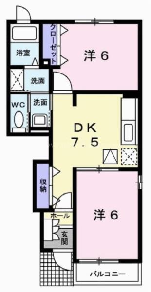 リバーサイドパレス松陽II 間取り図画像