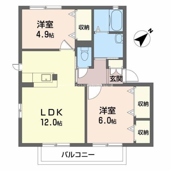 シャーメゾン大中 間取り図画像