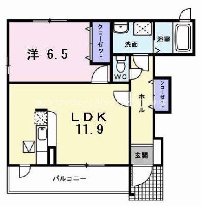 ビラージュ・ブリエI 間取り図画像