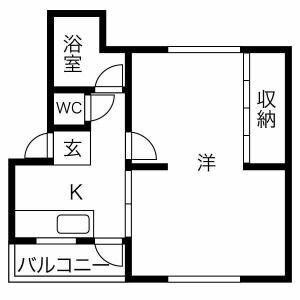 サンフィールド 間取り図画像