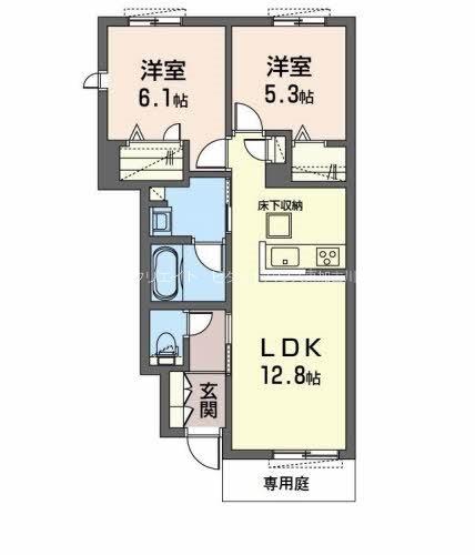 ウィステリアＡ 間取り図画像