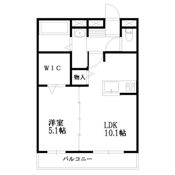 マンションパピルスII 間取り図画像