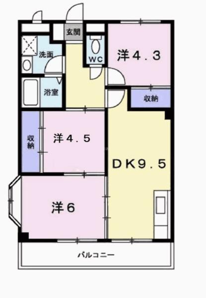 ヴィラデルソーレ 間取り図画像