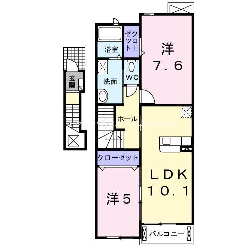 プリエ（202） 間取り図画像