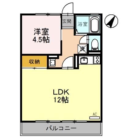 ミリアハイムII 間取り図画像