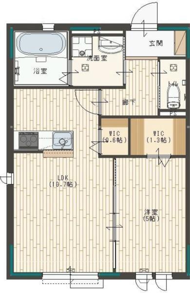スタシオン神野 間取り図画像