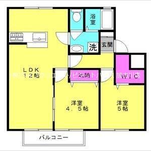 ロイヤルハイツ北野I 間取り図画像